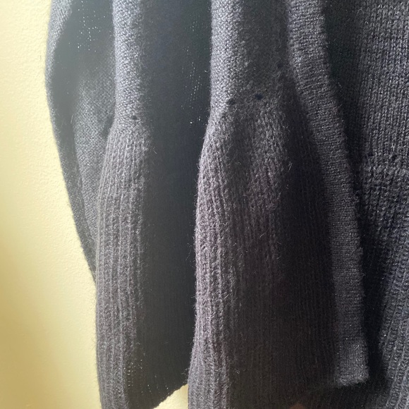 Black Elle cardigan with subtle sparkly accents - Picture 4 of 4